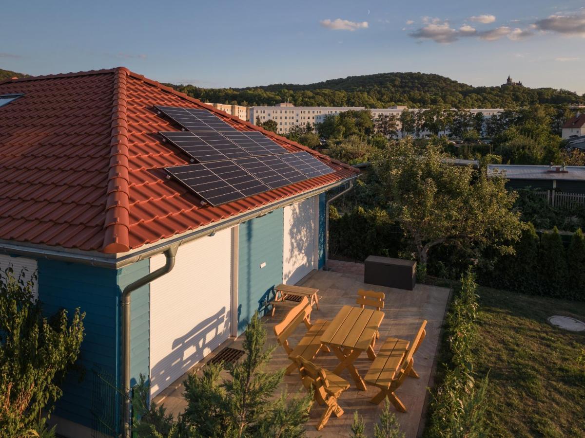 Blaues Ferienhaus Wernigerode Dış mekan fotoğraf